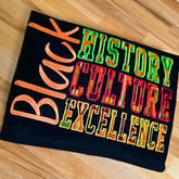 Black History Embroidered T-Shirt, Sweatshirt, Hoodie