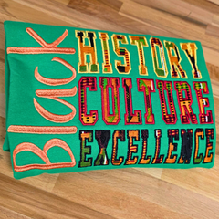Black History Embroidered T-Shirt, Sweatshirt, Hoodie