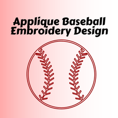 Baseball Embroidery File
