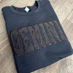 Zodiac Sweatshirt Tone on Tone